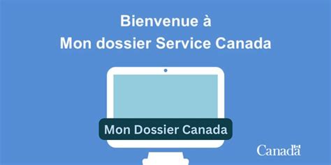 accéder à mon dossier canada.